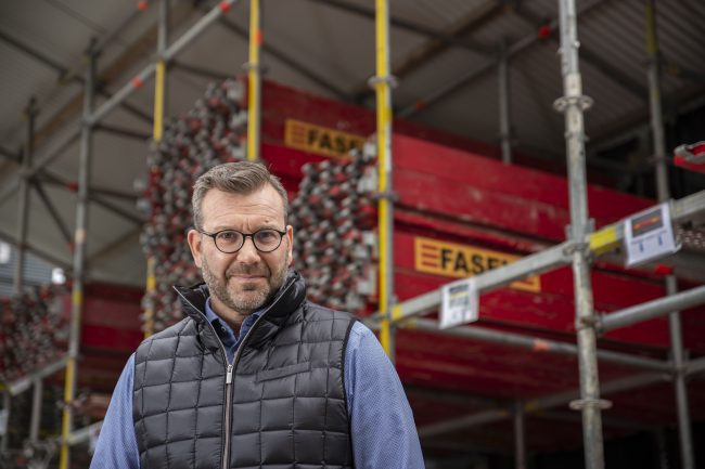 Stéphane Fasel, directeur de Fasel Echafaudages SA