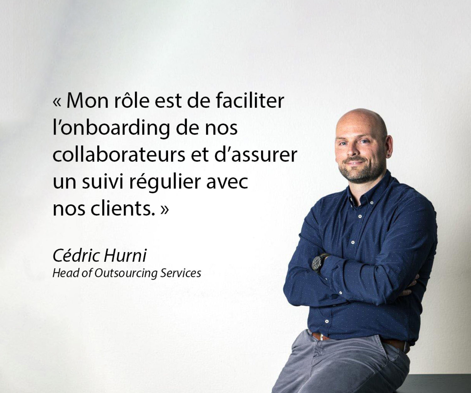Cédric Hurni parlant de services informatiques